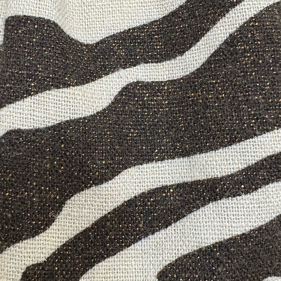 Chico’s Zebra Animal Print Linen Blend Jacket Size 3 (16/18 XL) - Picture 12 of 13